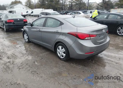 2016 Hyundai Elantra Se z USA, uszkodzony, nr VIN KMHDH4AEXGU638220